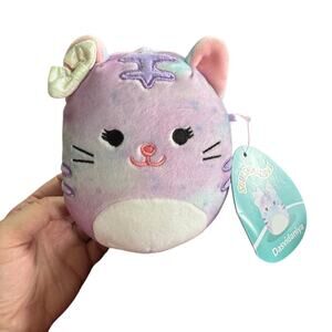 Squishmallows Dasvidaniya Cat Purple Tie Dye Plush 6” Cutesy Girly Kidcore NEW